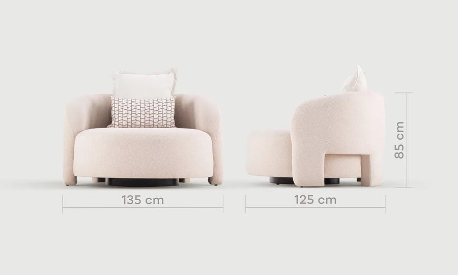 Twilio Large Armchair – view 2