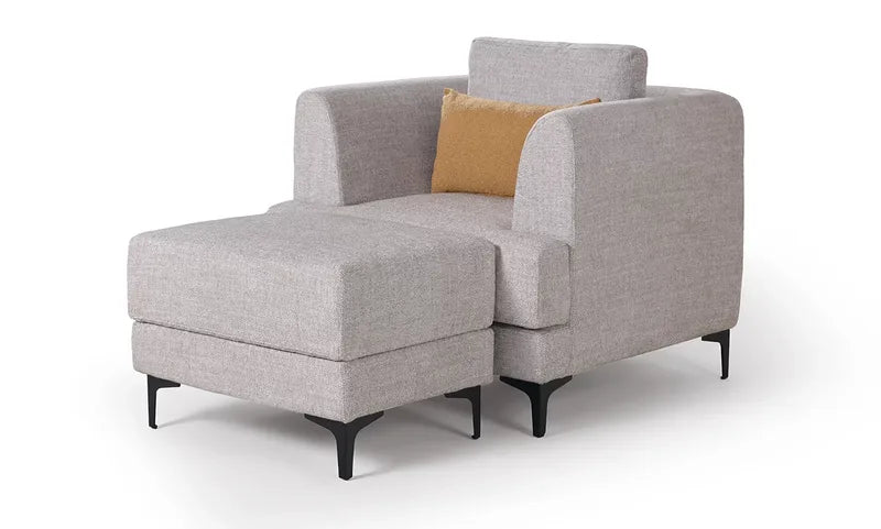 Scotty Armchair & Ottoman – view 8
