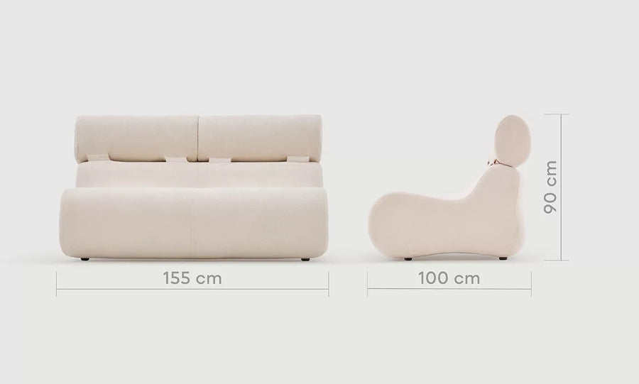 Sandro 2-Seater Sofa – view 2