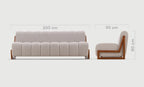 Bubbly 3-Seater Sofa – view 2