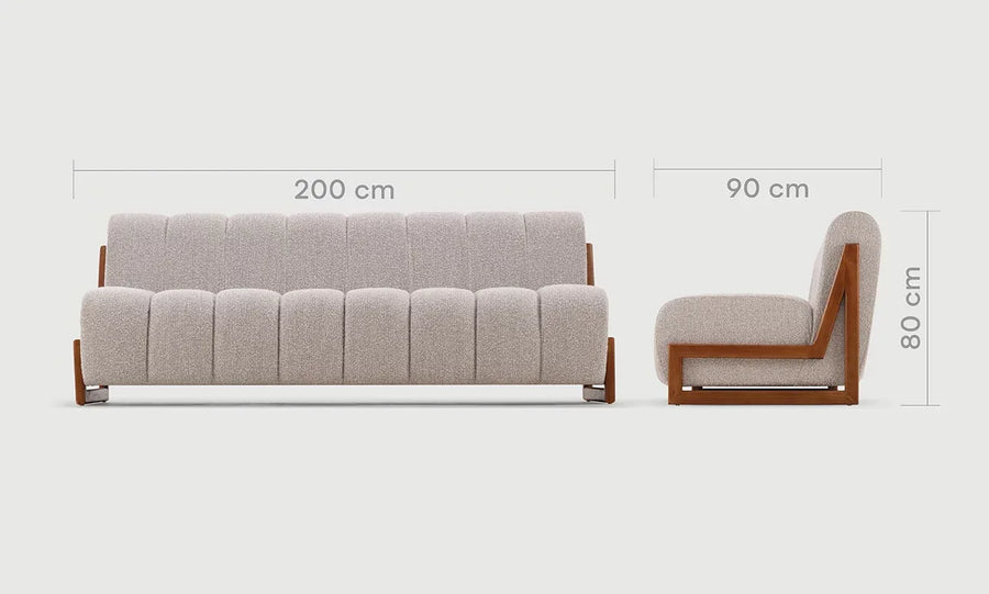 Bubbly 3-Seater Sofa – view 2