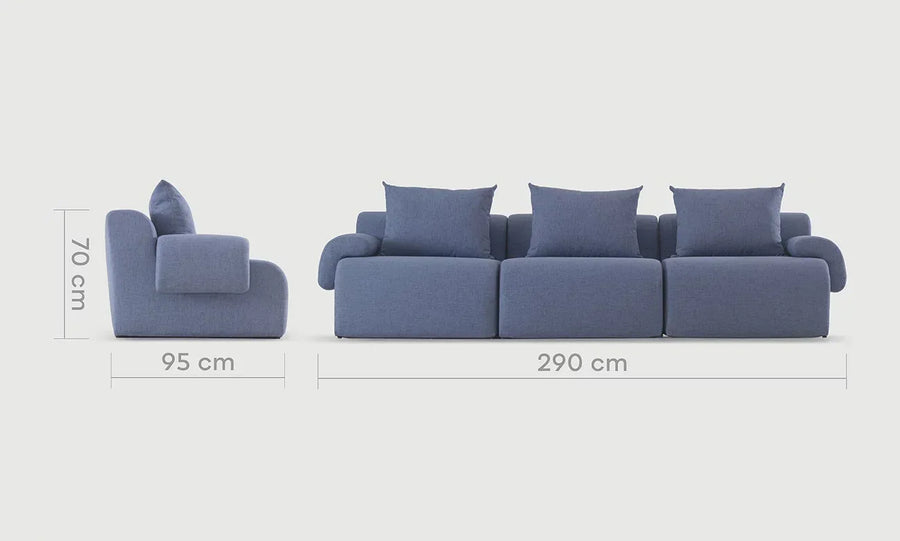 Colibri 3-Seater Sofa – view 2