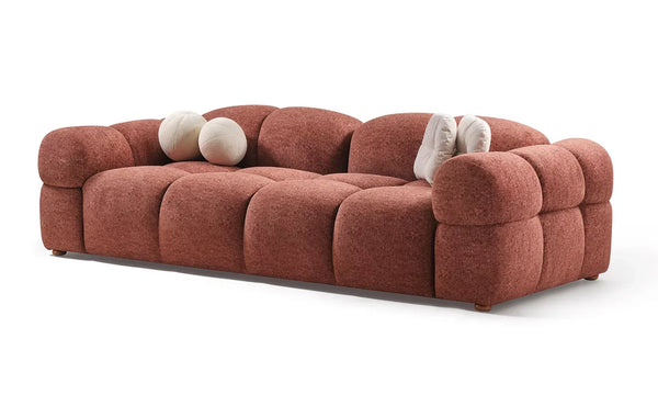 Fluffy 3-Seater Sofa
