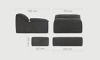 Nest Armchair & Ottoman – view 2
