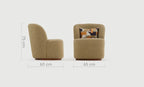 Lucia Small Armchair – view 10